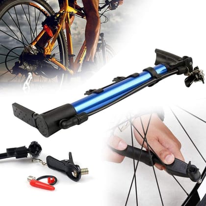 DHRUVINSRI Multicolor Aluminum Mini Bicycle Air Pump