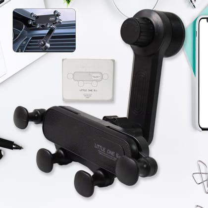 DHRUVINSRI 360-Degree Rotating Car Mobile Phone Holder – Adjustable Universal Mount for Secure and Convenient Hands-Free Viewing in Your Vehicle (1 Pc)