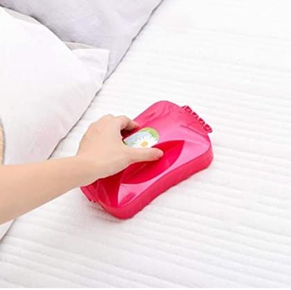 DHRUVINSRI Plastic Handheld Carpet Roller Brush Cleaning with Dust Crumb Collector, Wet, and Dry Brush