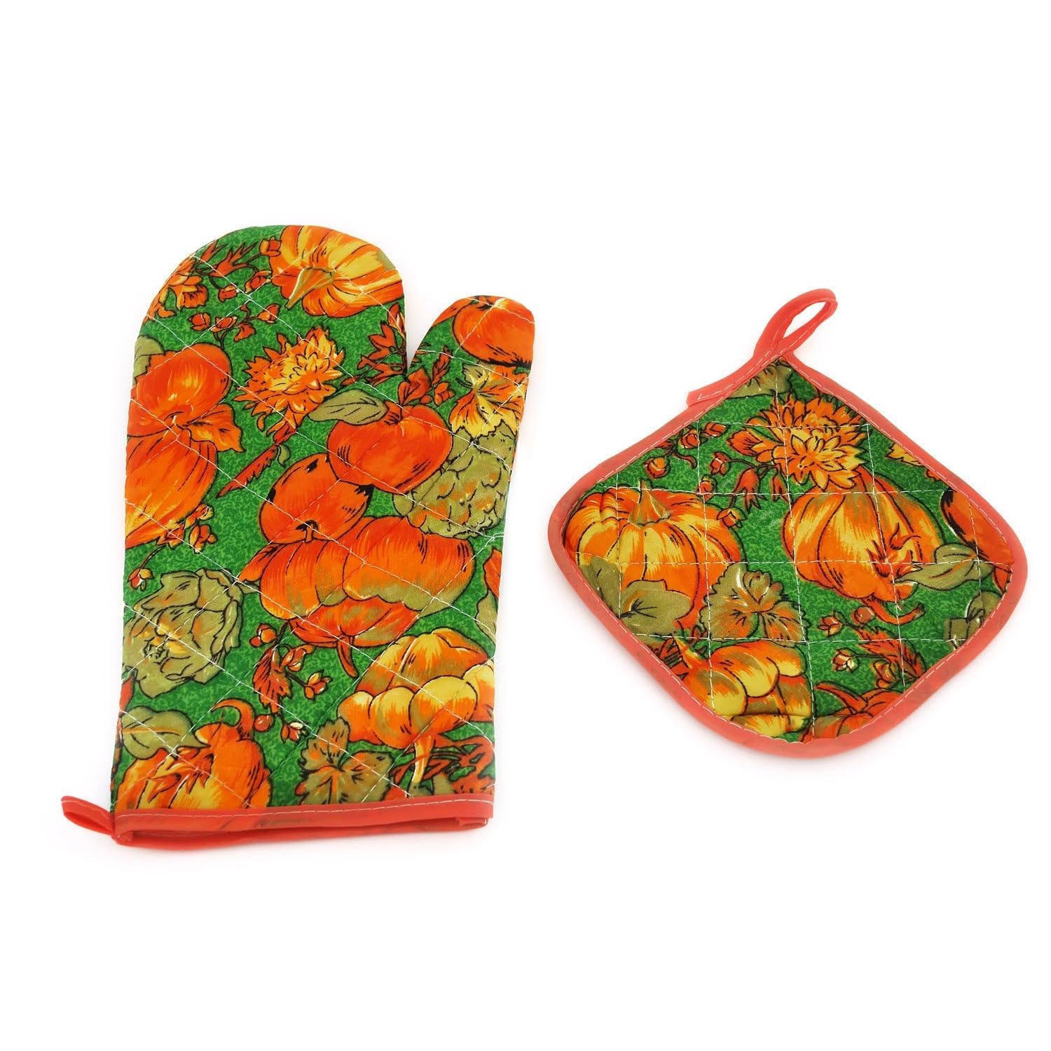 DHRUVINSRI Cotton Oven Mitt Gloves: Soft, Durable, and Reliable Heat Protection for Your Hands in the Kitchen