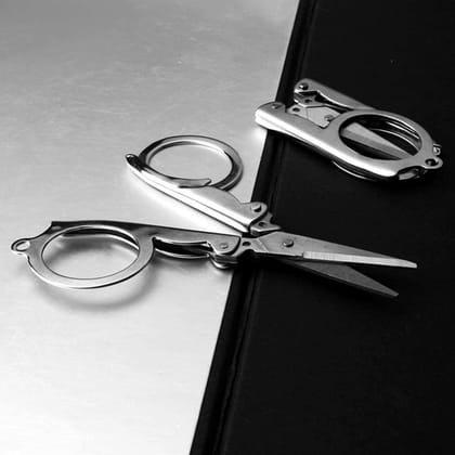 DHRUVINSRI Folding Scissor 3.5inch Used in Crafting and Cutting Purposes for Children’s and Adults.