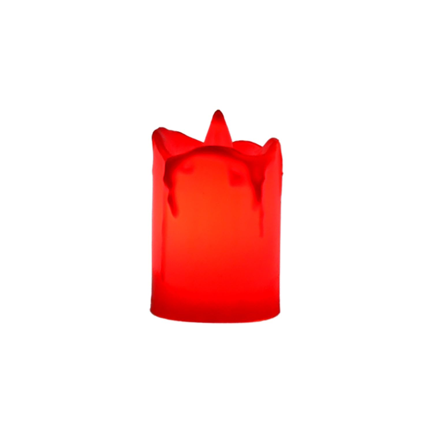 DHRUVINSRI Flameless Melted Design Candles for Decoration ,Value Pack of 5 candles, 28 grams/pc+ 1 candle free