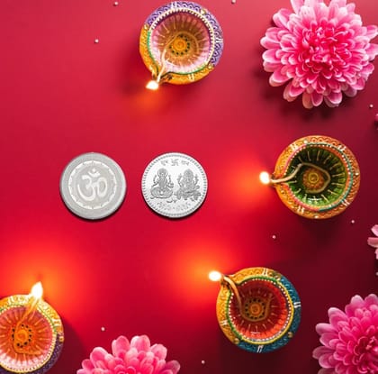 Dhruvinsri  5Pcs  Ganapati Blessings Rakhi  & Gift Hamper . 1 Laxmi Ganesh Coin, 1 Tilak Set-1 Pc- Ganesha Rakhi – Rudraksha & Pearl Beads for Brother