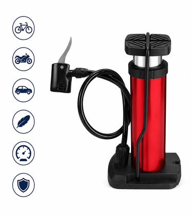 DHRUVINSRI Portable Mini Foot Pump For Bicyclebike And Car-1Pc