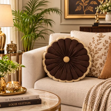 DHRUVINSRI Velvet Sofa Cushions Set of 1 Pillow, Cushion, Cushions for Sofa, Cushion Pillow, Sofa Pillow, Cushions for Bed,one piece