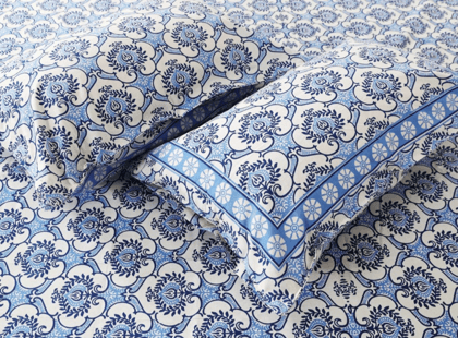 Super King Size or XXXL Jumbo Size bedsheet, Bedcover, Bedspread, Jambo SizeI Blue Color | 120x120" Bedspread with 2 Pillow Covers +Free Bedsheet storage box