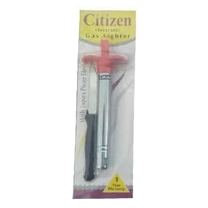DHRUVINSRI 2-in-1 Stainless Steel Gas Lighter with Built-in Knife – A Practical Tool for Quick Ignition and Precision Cutting, Ideal for Home Kitchens and Outdoor Activities