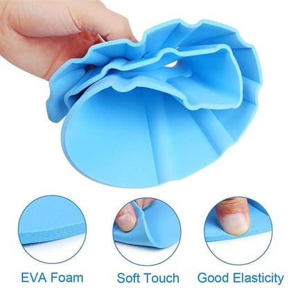 DHRUVINSRI ADJUSTABLE SAFE SOFT BATHING BABY SHOWER HAIR WASH CAP FOR CHILDREN, BABY BATH CAP SHOWER PROTECTION FOR EYES AND EAR,