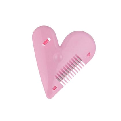 DHRUVINSRI Heart Shape Stainless Steel Blade Hair Cutting Scissors BUY 1GET 1 FREE-2 Pcs Card Packing