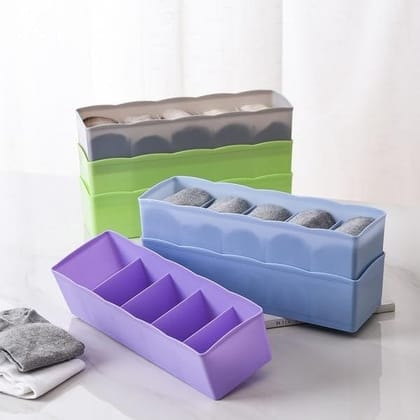 DHRUVINSRI Clear Plastic Dividers Tray Organizer – Ideal for Bead Storage, Jewelry, Craft Supplies, and Small Item Organization-1pc