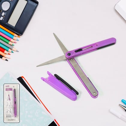 DHRUVINSRI Pen-Style Compact Scissors, Portable Travel Scissors in Pen Format – Handy & Safe for On-the-Go Use (1 Pc)