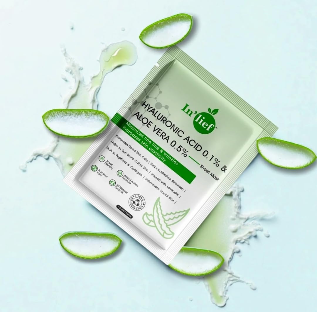 DHRUVINSRI Salicylic Acid 1% Clarifying & Pore-Refining Facial Sheet Mask – Acne Control, Skin Tone Balancing & Firmness Boosting Mask with Blueberry Extract - 1Pcs