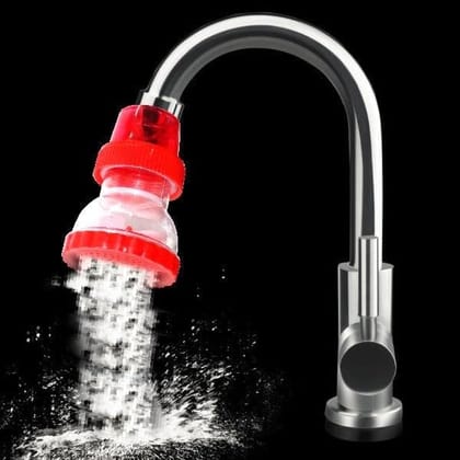 DHRUVINSRI 360-Degree PVC Shower Head Faucet ,Water Flow Control -Buy 1 Get 1 FREE,, 2 PCS IN ONE PACK ,D-22/24mm