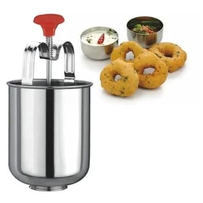 DHRUVINSRI Stainless Steel Medu Vada & Donut Maker – Shaped Vadas and Donuts with Ease