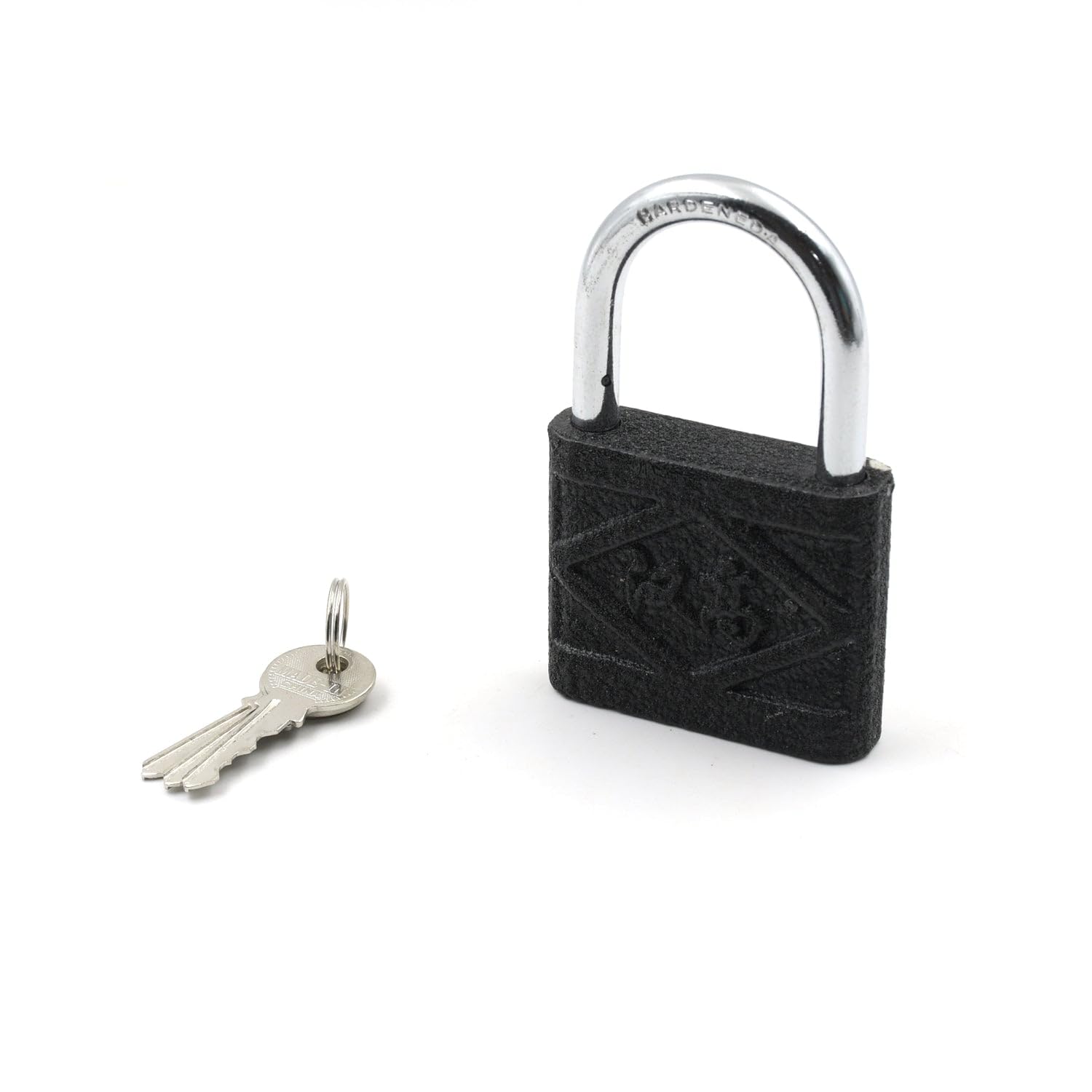 DHRUVINSRI Iron Padlock - 60mm Waterproof Brass Core Anti-Theft Door & Shed Lock